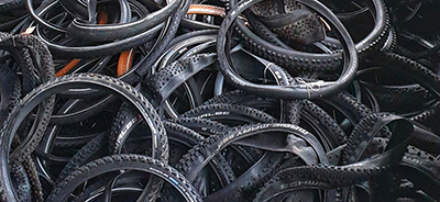 PILOT PROJECT: SCHWALBE DEVELOPS RECYCLING SYSTEM FOR USED BICYCLE TIRES